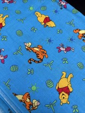 Disney Winnie the Pooh Friends Fabric 85" x 45" Cotton Blue Dragonflies Springs