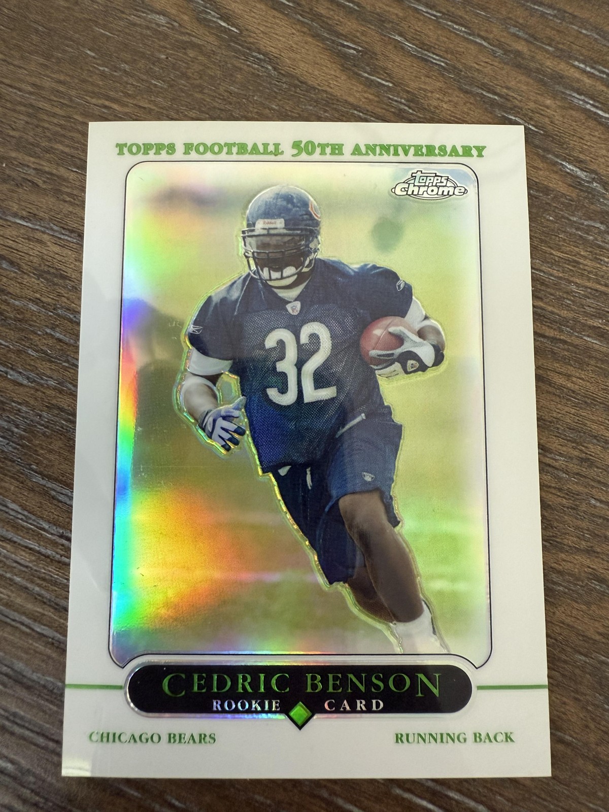 2005 Topps Chrome #167 Cedric Benson Refractors