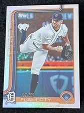 2025 Topps Series 2 - Rainbow Foil - Jack Flaherty - Tigers - #504
