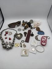 Junk Drawer Lot Of Vintage Misc. Odds  Ends Jewelry, Collectibles and more