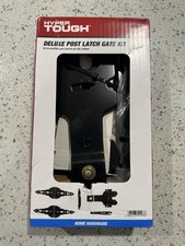 Hyper Tough Deluxe Post Latch Gate Kit   Fence Gate Hardware Black New