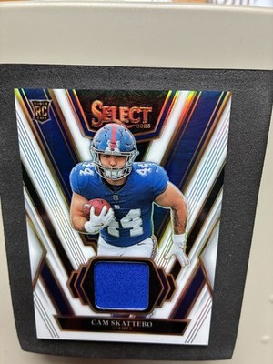 CAM SKATTEBO ROOKIE #35/99 2025 Select WHITE Rookie Swatches  Shines In Light