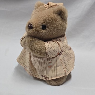 Teddy♡Bear〜TK準備中　0205 Vintage 1987 Pray-Mate Stuffed Plush Brown Teddy Bear Pajamas Cap