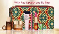 Estee Lauder 6 Pcs Gift Set Revitalizing Supreme Creme, Serum, Primer, Lipstick