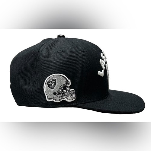 Vf Patch Panel NEW Las Vegas Raiders PRO STANDARD Stacked Logo Black SnapBack Helmet ...