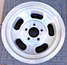 Vintage 14 X 6 U.s. Indy Aluminum Slot Mag Wheel. 5 Lug X 4.5 Bp.