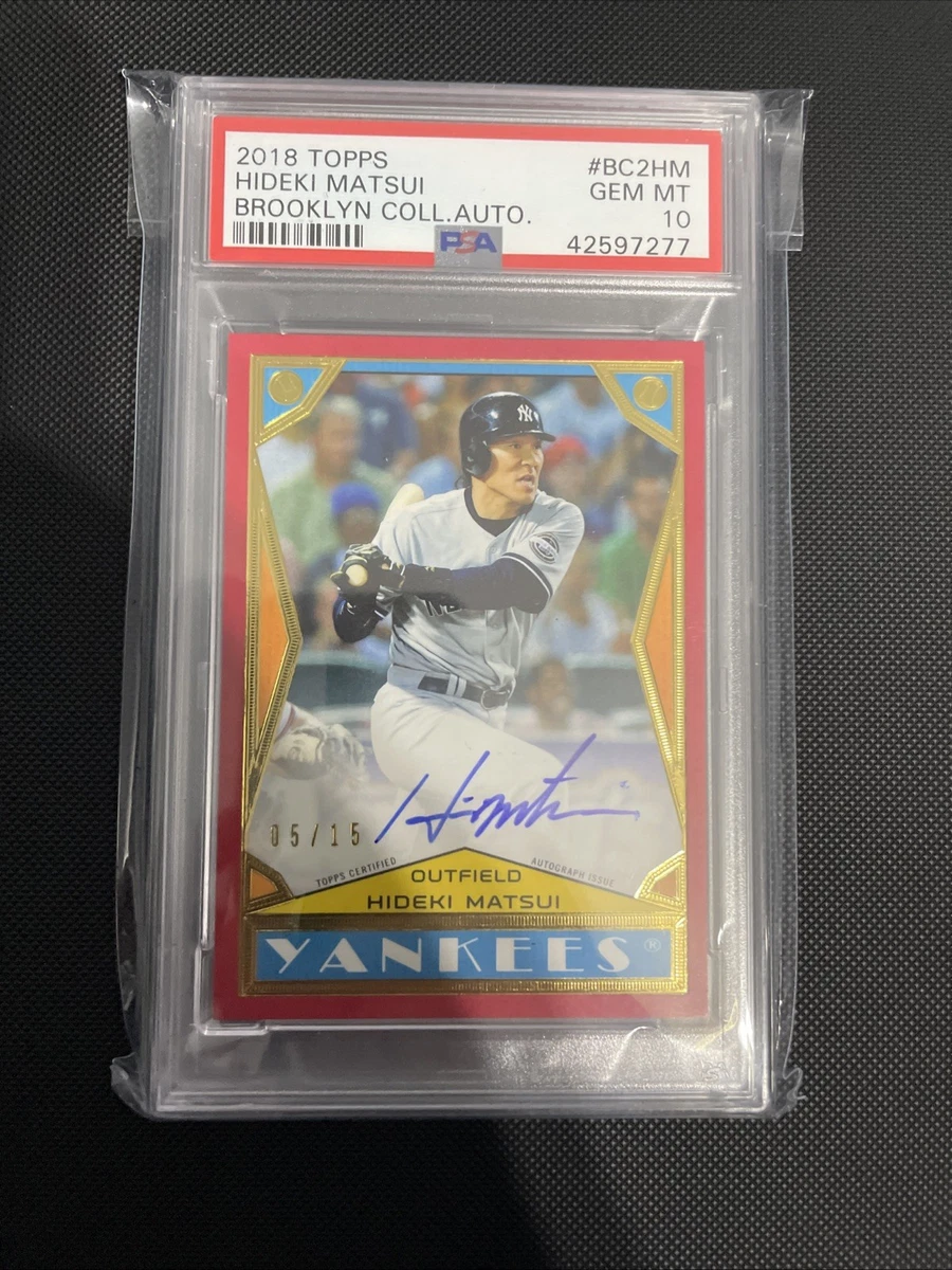 Topps Hideki Matsui Baseball Serial Numbered Sports Trading Cards