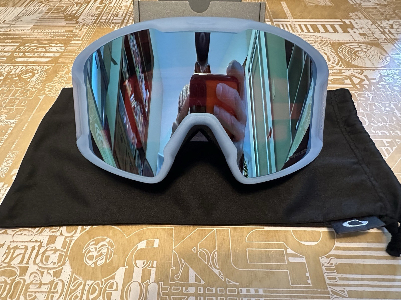 Oakley Snow Goggles Line Miner M Stonewash w/ PRIZM Sapphire Iridium Lens