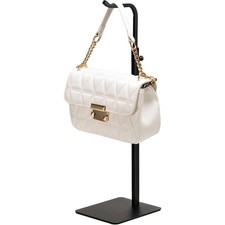 Adjustable Black Handbag Display Stand Tabletop Purse Holder Hanging Rack for