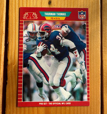 1989 Thurman Thomas Rookie #32 Pro Set Buffalo Bills