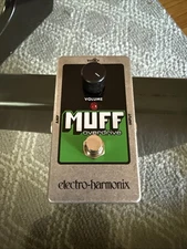 Electroharmonix Muff Overdrive Guitar Effects Pedal Tested Working.