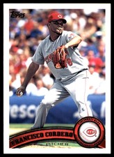 Francisco Cordero 2011 Topps #593 Reds MLB READ FREE SHIPPING AutographDen