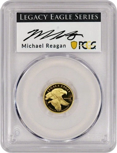 2023 $20 Cook Islands Legacy Eagle Series 1/10 oz .9999 Gold PCGS PR70 DCAM FS