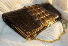 Borsa coccodrillo vintage