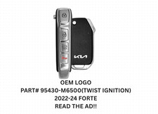 Mint Unlocked Oem 2022-2024 Kia Forte Remote Flip Key Fob 95430-m6500 Cqotd00660