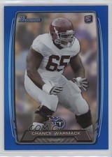 2013 Bowman Blue Rainbow Foil 414/499 Chance Warmack #169 0rd2