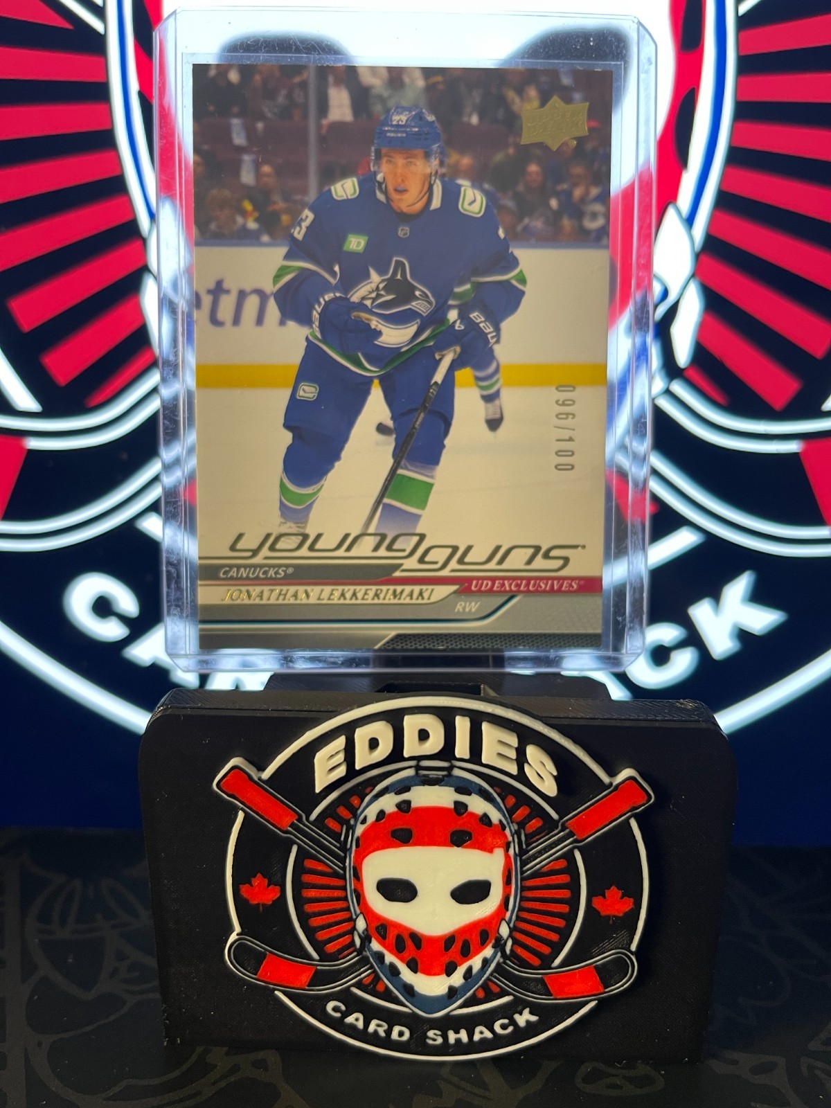 2024-25 Upper Deck Young Guns Exclusives /100 Jonathan Lekkerimaki #706 Rookie