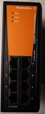 Ruggedized Ethernet Switch 10/100/1000BaseT(X) Weidmüller IE-SW-VL08-8GT