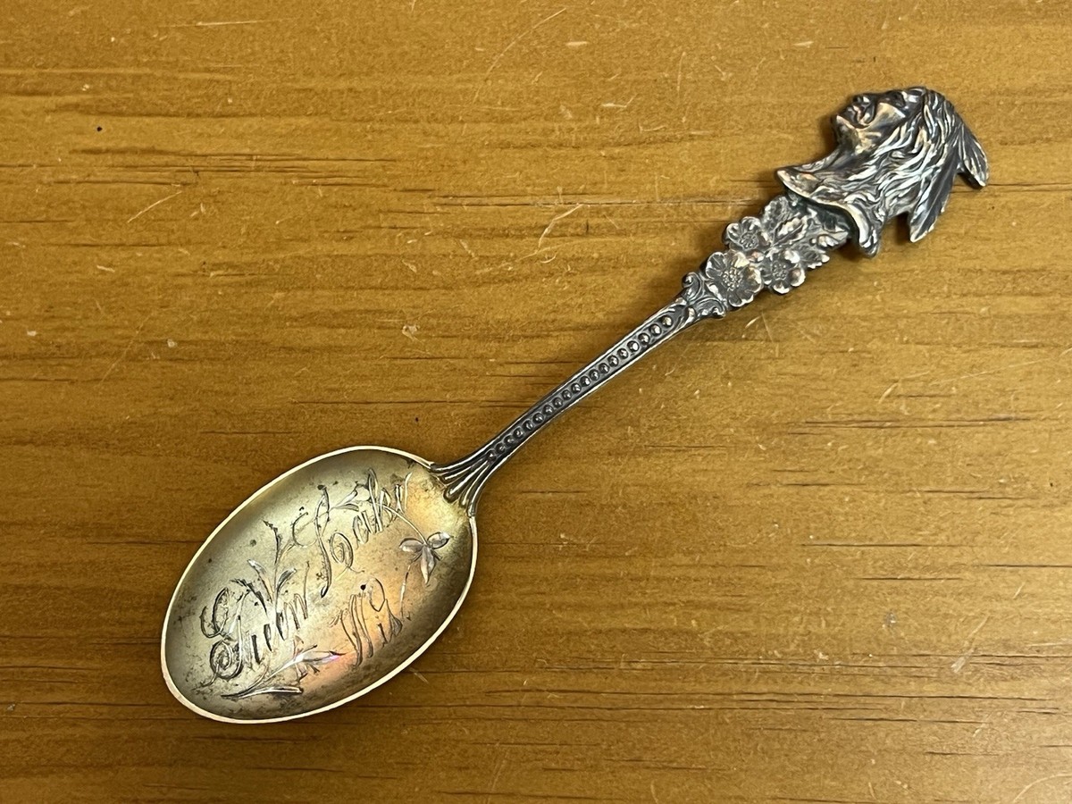 Wisconsin Native American Chief Sterling Silver Souvenir Spoon | eBay