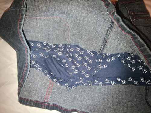 Vintage G-UNIT Girl's Size 16 Jean Skirt Denim Skort Skirt Shorts Throwback Mini - Picture 8 of 9