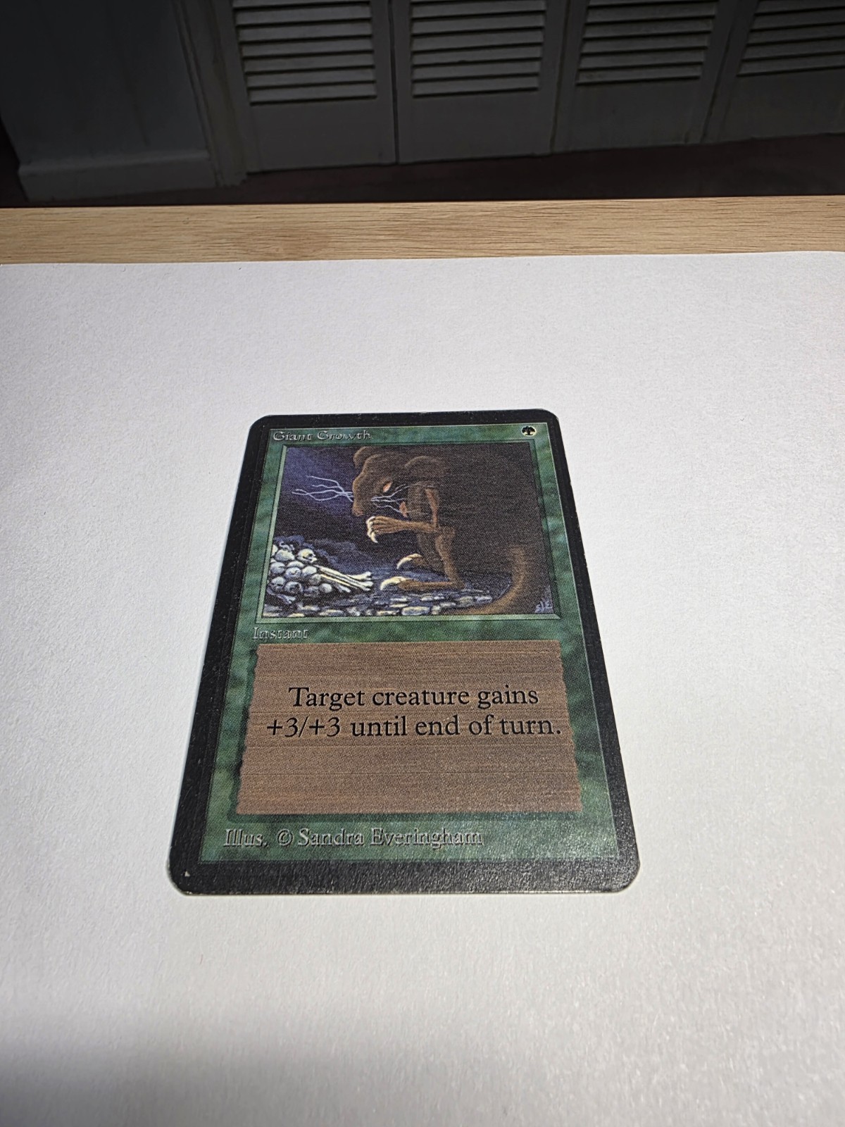 Giant Growth Alpha Edition Regular Magic the Gathering