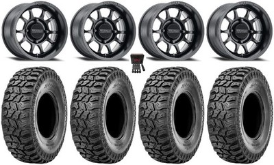 Method 409 15'' Wheels Bk (4+3) 33'' Ridge Saw 2.0 Tires Honda Pioneer 1K / Talon