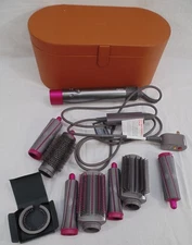 Dyson Airwrap HS01 Hair Styler Curling Iron Set Fuchsia Pink w/Storage Case  