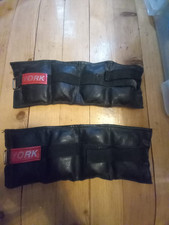 York Ankle Wrist Weights Pair Adjustable Fitness Leg Arm Weights Gym