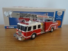 CORGI CLASSICS DUNCAN E-ONE 75FT LADDER FIRE ENGINE DEPT TRUCK MODEL 54902 1:50