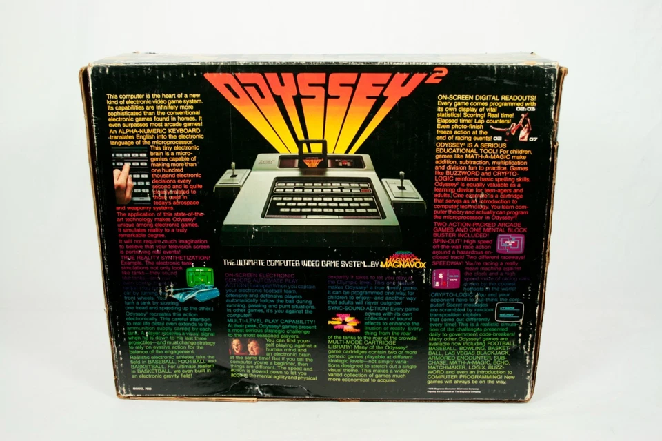 Consola Magnavox Odyssey 2 CIB 1979 completa con insertos de juego e espuma de poliestireno Foto 3 de 4