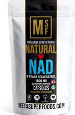 NAD and Trans Resveratrol | 99% Super Strength anti Ageing | (1200Mg) Serving |
