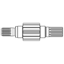 528709r2 Brake Pinion Shaft For 1456 1466 1468 4568 Fits International Tractors
