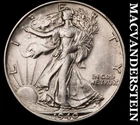 1940-S Silver Walking Liberty Half Dollar - Scarce  High Grade  Lustrous  #K985