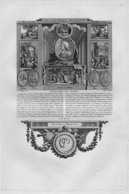 1780 - Eustache Le Sueur painter peintre Kupferstich engraving gravure portrait