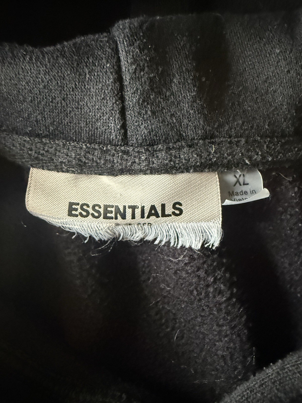 Fear of God ESSENTIALS Hoodie | Black | Size XL | Hood FOG 2020 thumbnail 4