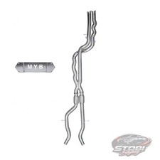 BMW M3 F80 & M4 F82 F83 Equal Length Midpipe Resonated Exhaust S55 With Brace