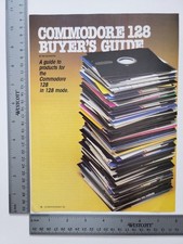 Commodore 128 Buyers Guide Authentic Print Advertisement / Poster Art