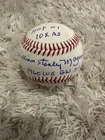 Bill Mazeroski  Signed Full Name Baseball Loaded With Inscriptions