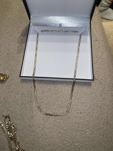9ct Gold Figaro Chain 12 Grams 24 Inches - Picture 1 of 3