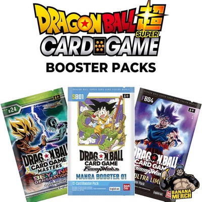 Dragon Ball TCG Booster Packs - Super/Z/GT Große Auswahl PICK YOUR PACK HERE