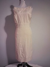 Tahari Women's Sleeveless Seersucker Dress Size 12