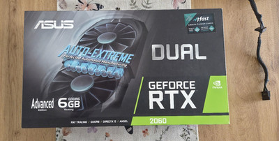 ASUS Dual NVIDIA GeForce RTX 2060 6GB GDDR6 Raytracing HDMI DP DVI