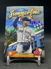 2024 Topps Chrome Summertime in the Park Francisco Lindor #SITP-2 Refractor