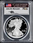 2011-W $1 American Silver Eagle PCGS PR70DCAM - John M. Mercanti Signature