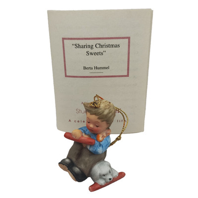 Vintage Hummel Christbaumschmuck Berta Goebel Sharing Christmas Sweets 1997