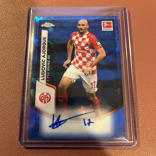 23/24 Topps Chrome Bundesliga Ludovic Ajorque Sapphire auto Mainz 05