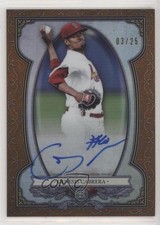 2019 Bowman Sterling Continuity Orange Refractor 3/25 Genesis Cabrera Auto 1q7