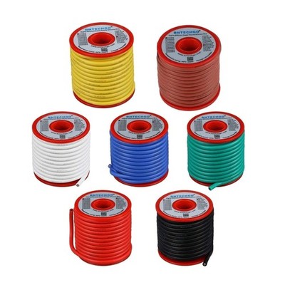 Versatile 12 Gauge Silicone Wire Kit - Seven Colors, Ideal for DIY Projects