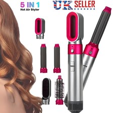 5 in 1 Professional Hair Curler Dryer Styler Curler Straightner Hot Air Brush.