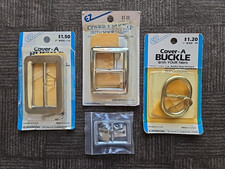EZ Cover A BUCKLE Kit Rust Resistant Buckle Patterns LOT of 3 Plus One 1 - VTG